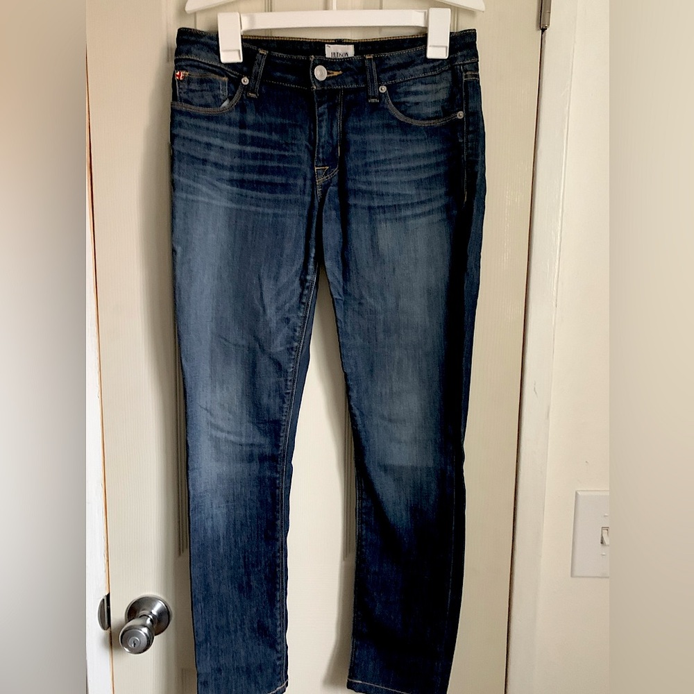 Hudson Skinny Blue Denim Jeans